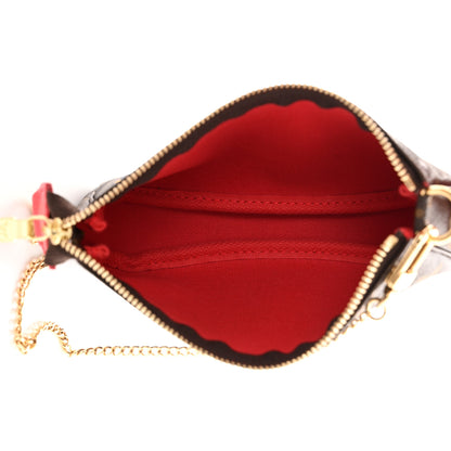 Louis Vuitton Monogram 2021 Christmas Animation London Mini Pochette Accessories Red 5 of 8