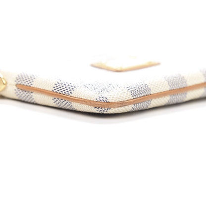 Louis Vuitton Damier Azur Pochette Milla MM 7 of 10