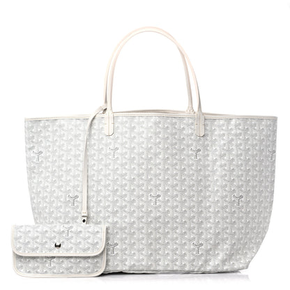 Goyard Goyardine Saint Louis GM White 1 of 9