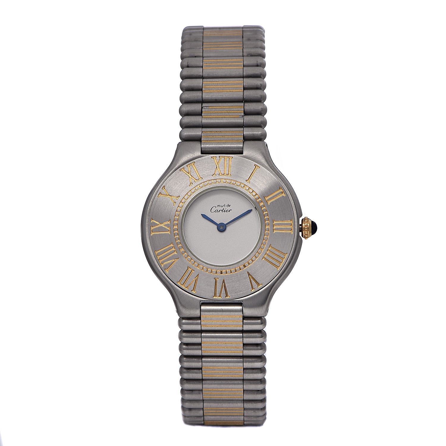 Cartier Stainless Steel Rubber 38mm Must 21 Chronoscaph Quartz Watch Black 12 of 20