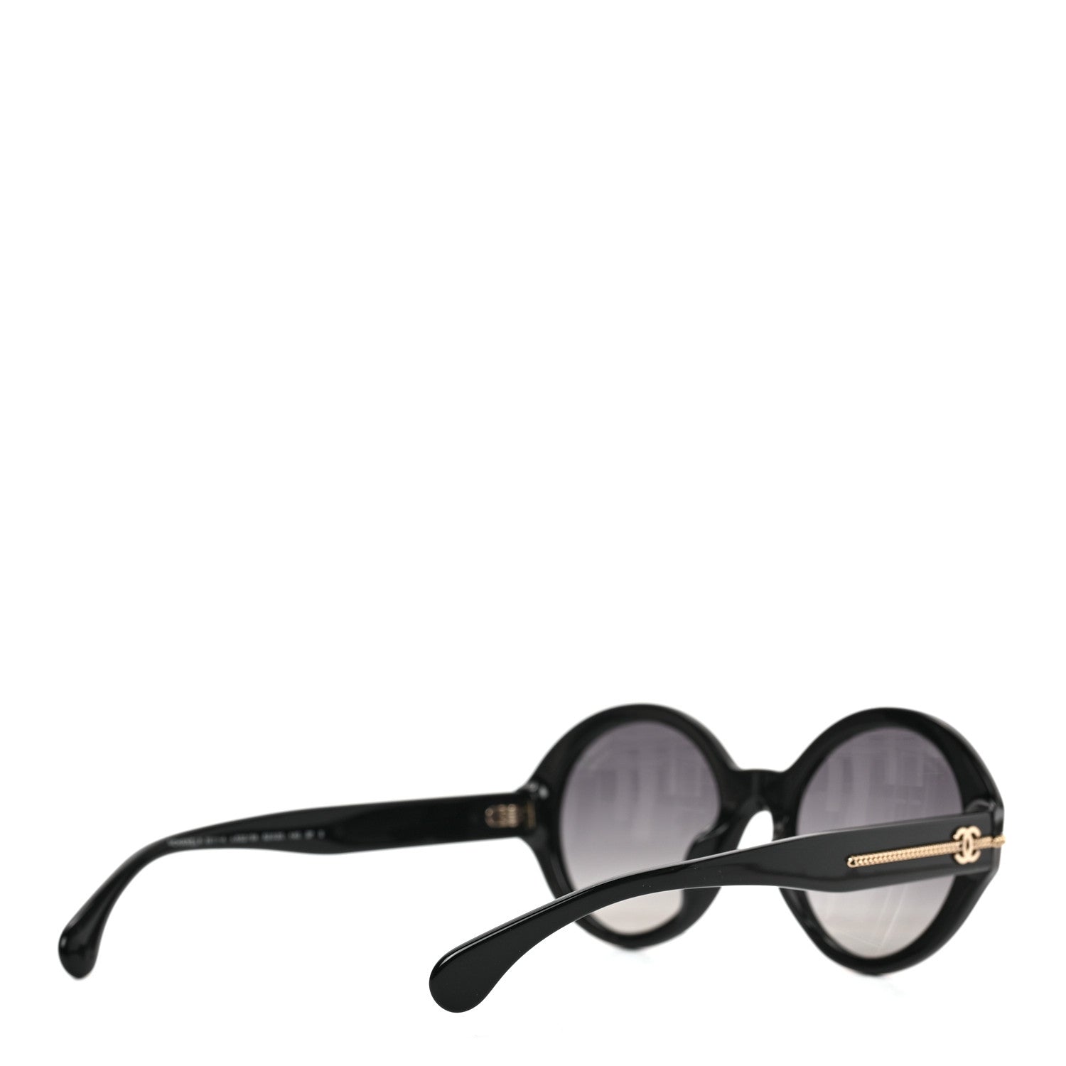 Chanel Calfskin Chain Sunglasses 5511-A Black 4 of 7