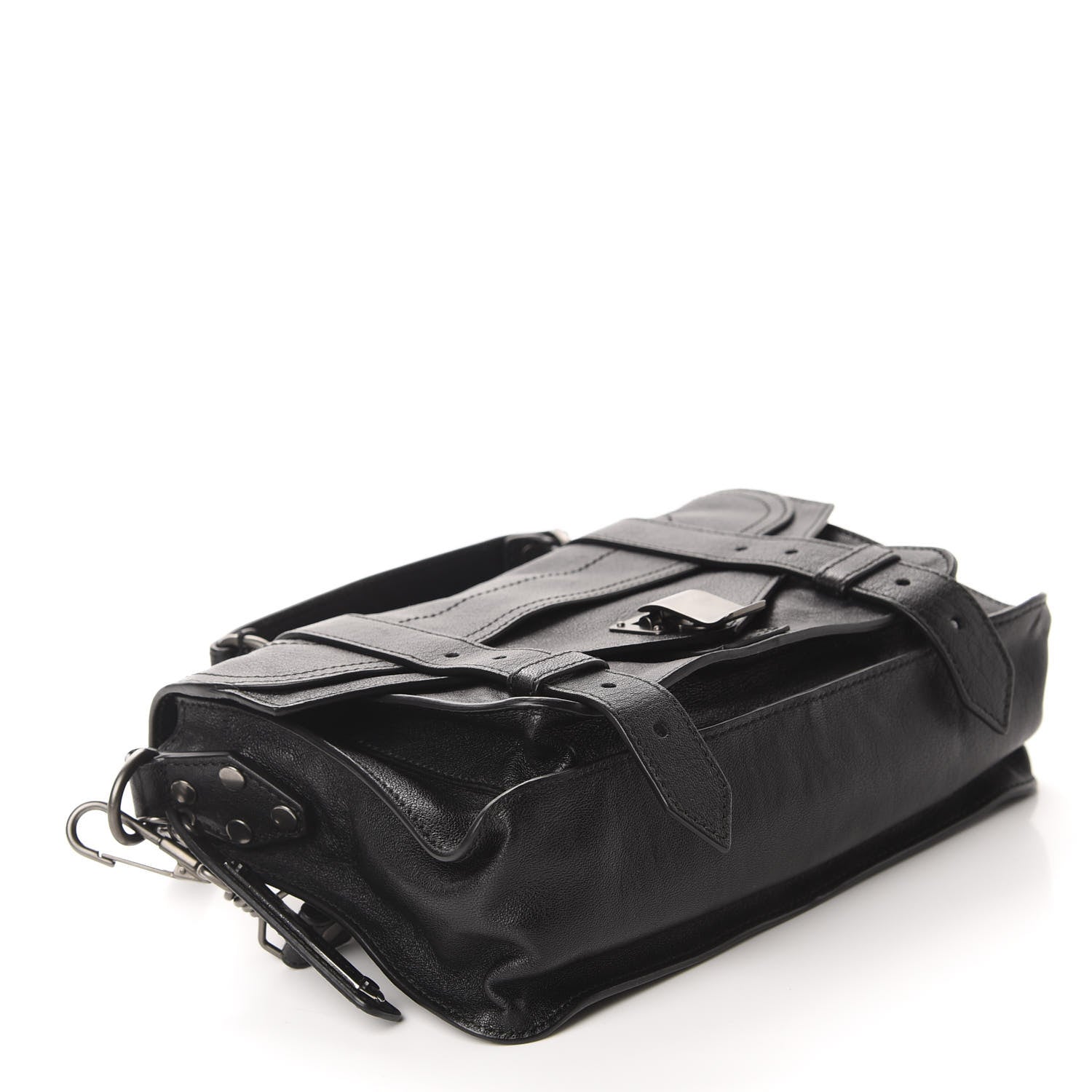 Proenza Schouler Lambskin Tiny PS1 Satchel Black 4 of 11