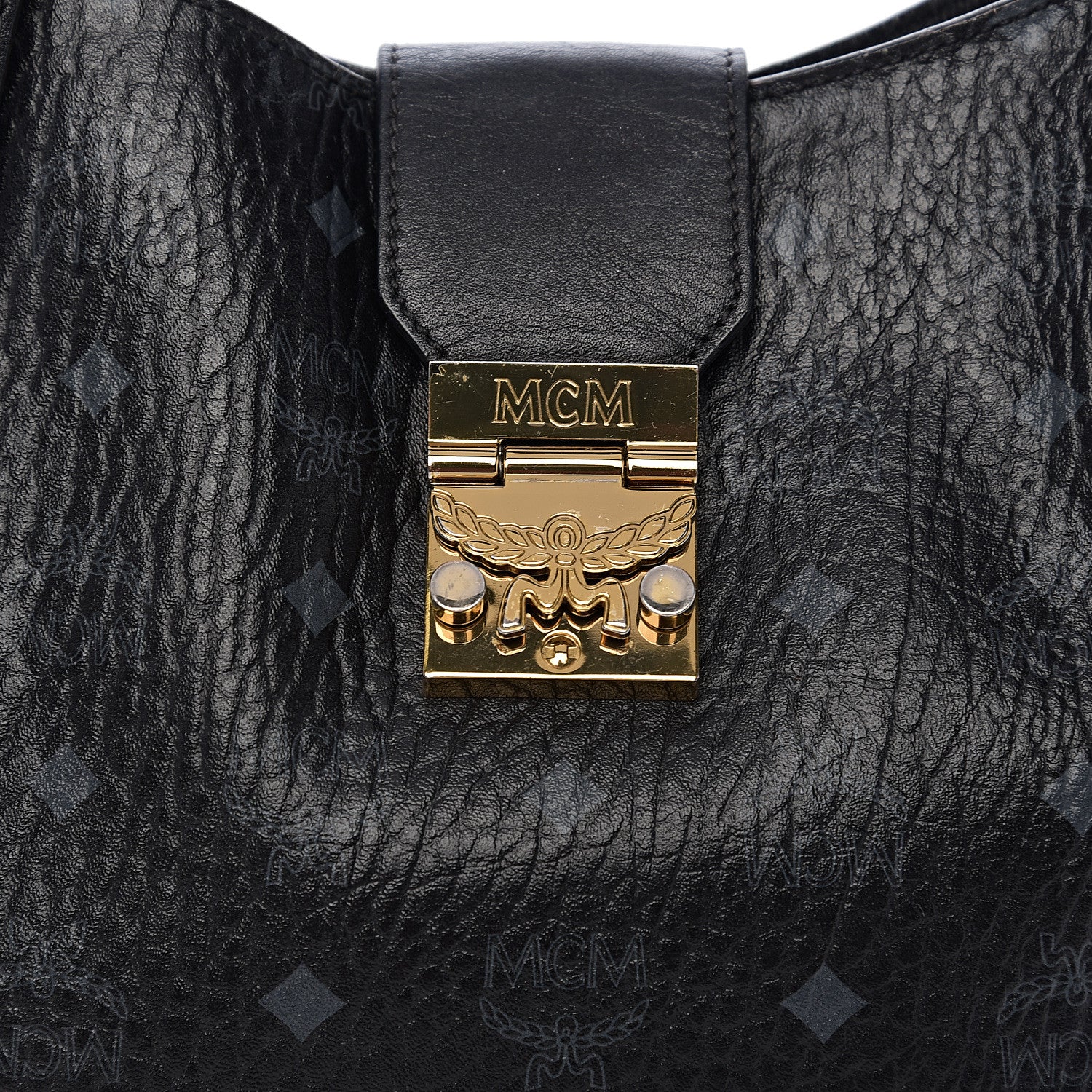 MCM Visetos Medium Patricia Hobo Black 12 of 12