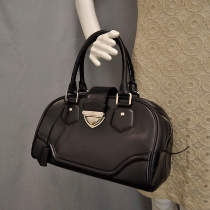 Louis Vuitton Epi Bowling Montaigne GM Black 2 of 7