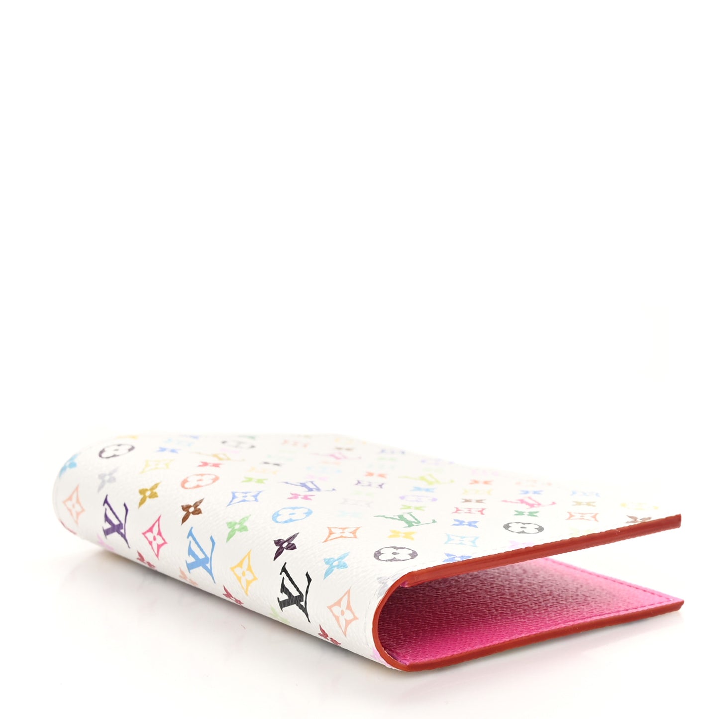 LV X TM Monogram Multicolor Passport Cover White