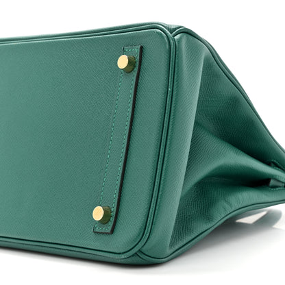 Hermes Epsom Birkin 30 Vert Jade 9 of 18