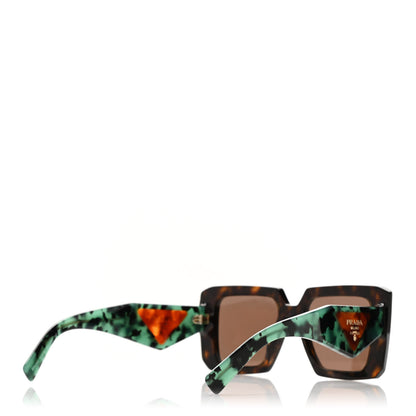 Prada Acetate Symbole Sunglasses SPR 23Y Red Tortoise 4 of 6