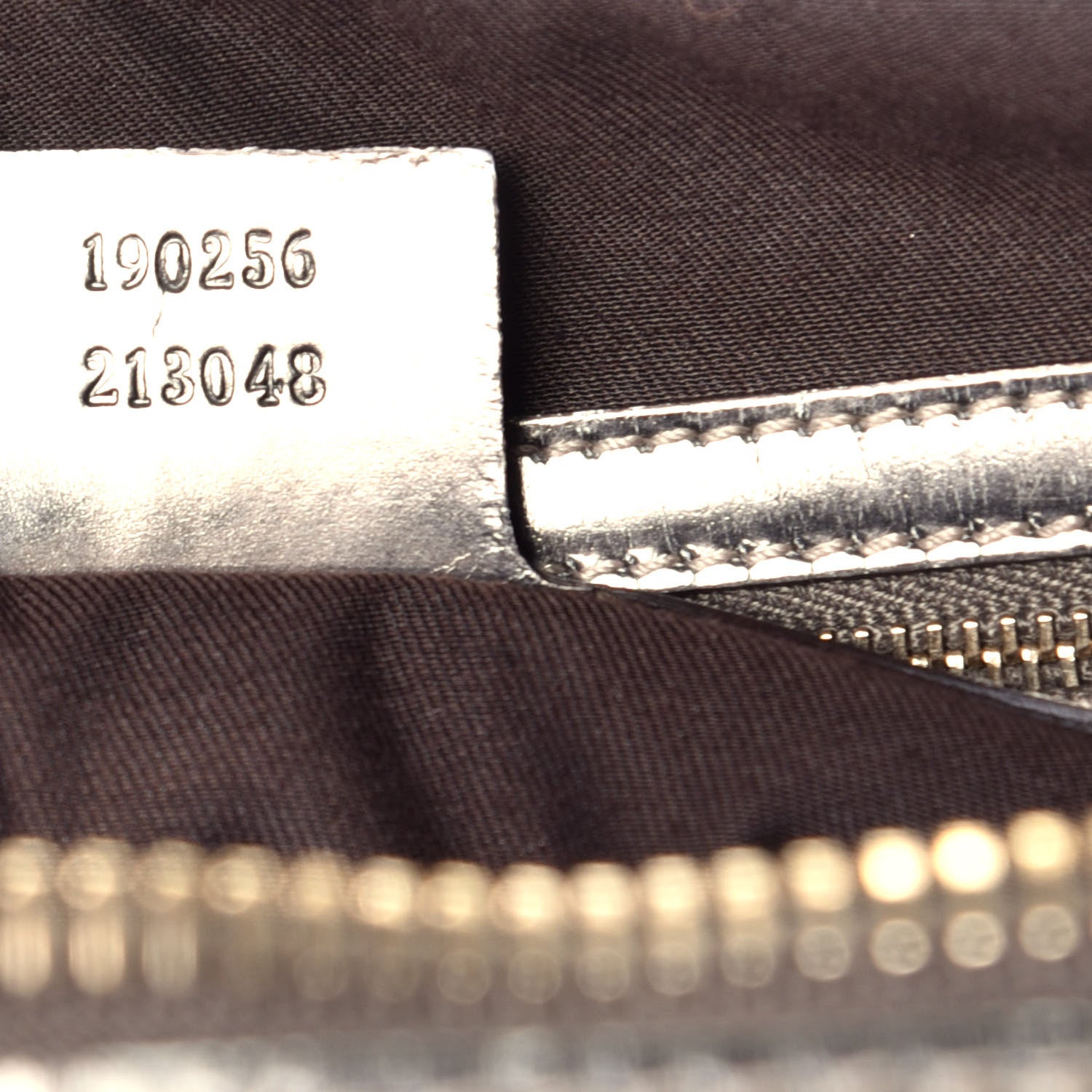 Gucci Monogram Large Pop Bamboo Top Handle Tote Pewter 7 of 11
