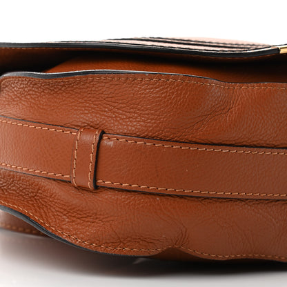 Chloe Calfskin Medium Marcie Round Crossbody Bag Tan 10 of 19
