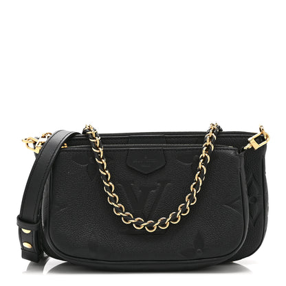 Louis Vuitton Empreinte Monogram Giant Multi Pochette Accessories Black 1 of 10