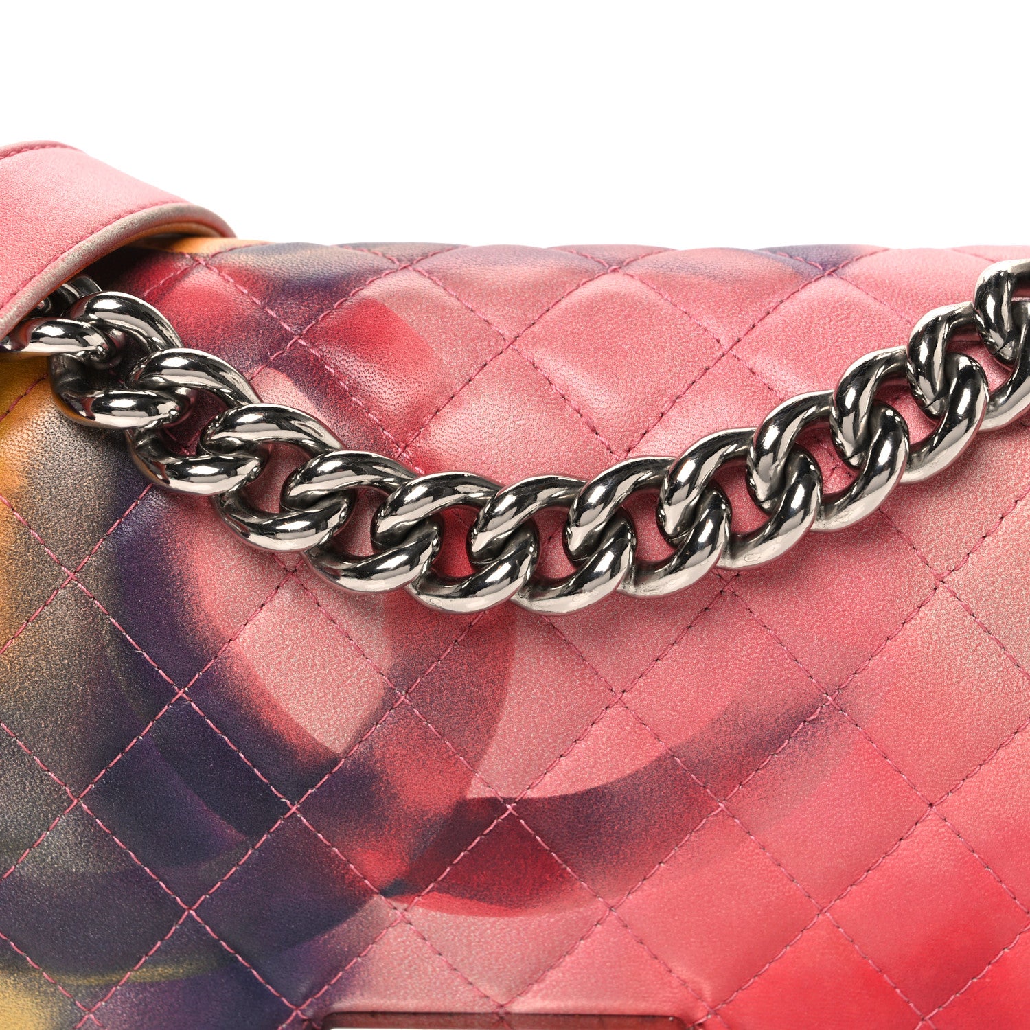 Chanel Lambskin Quilted Small Flower Power Boy Flap Multicolor 8 of 11