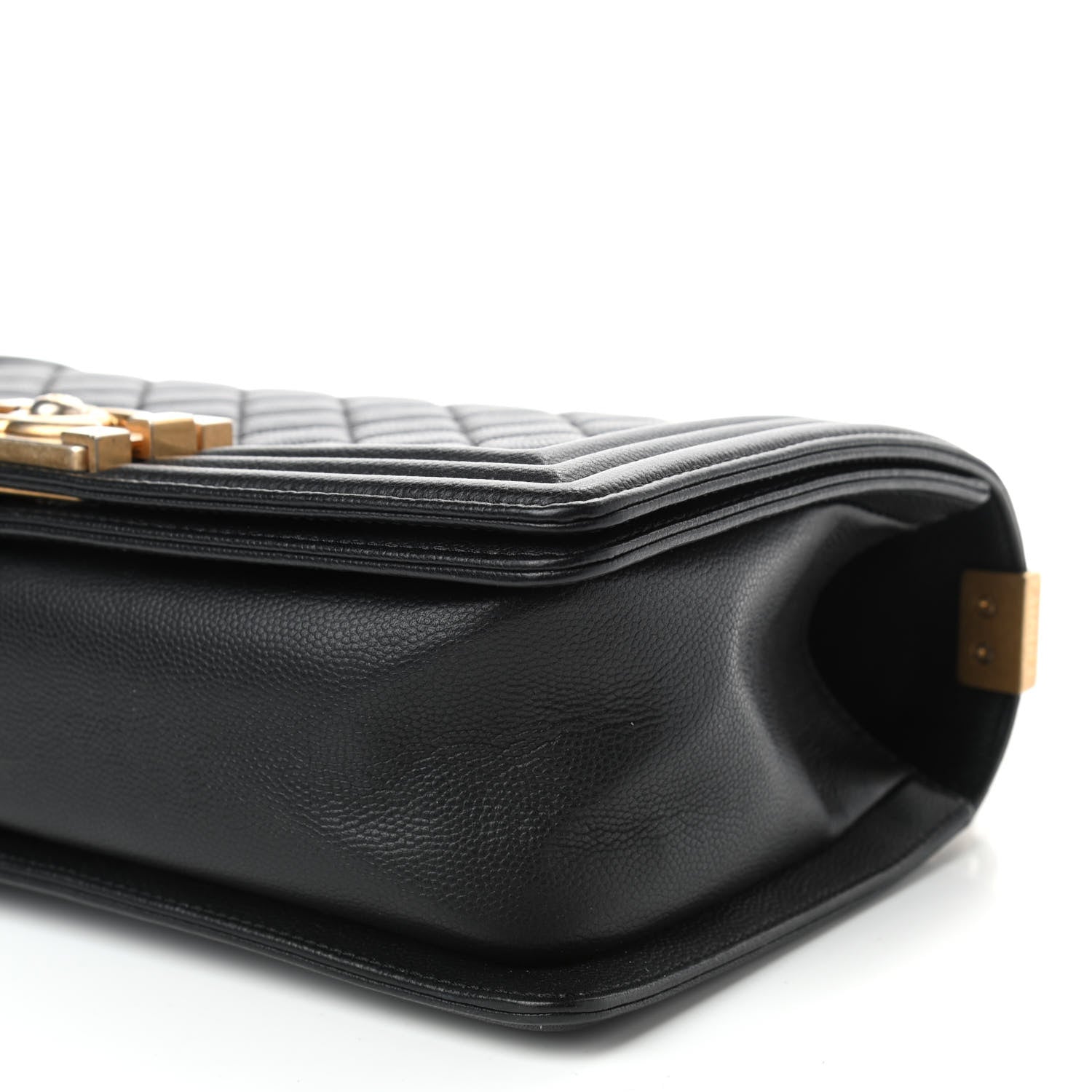 Chanel Caviar Quilted Medium Boy Flap Black 10 of 12
