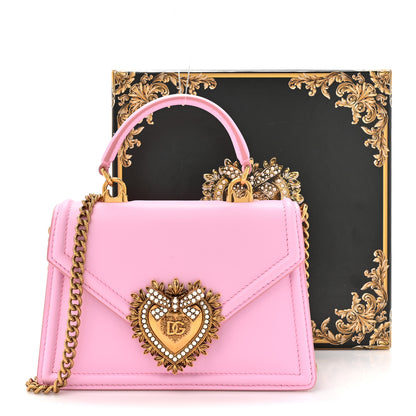 Dolce & Gabbana Smooth Calfskin Small Devotion Envelope Top Handle Bag Candy 11 of 11
