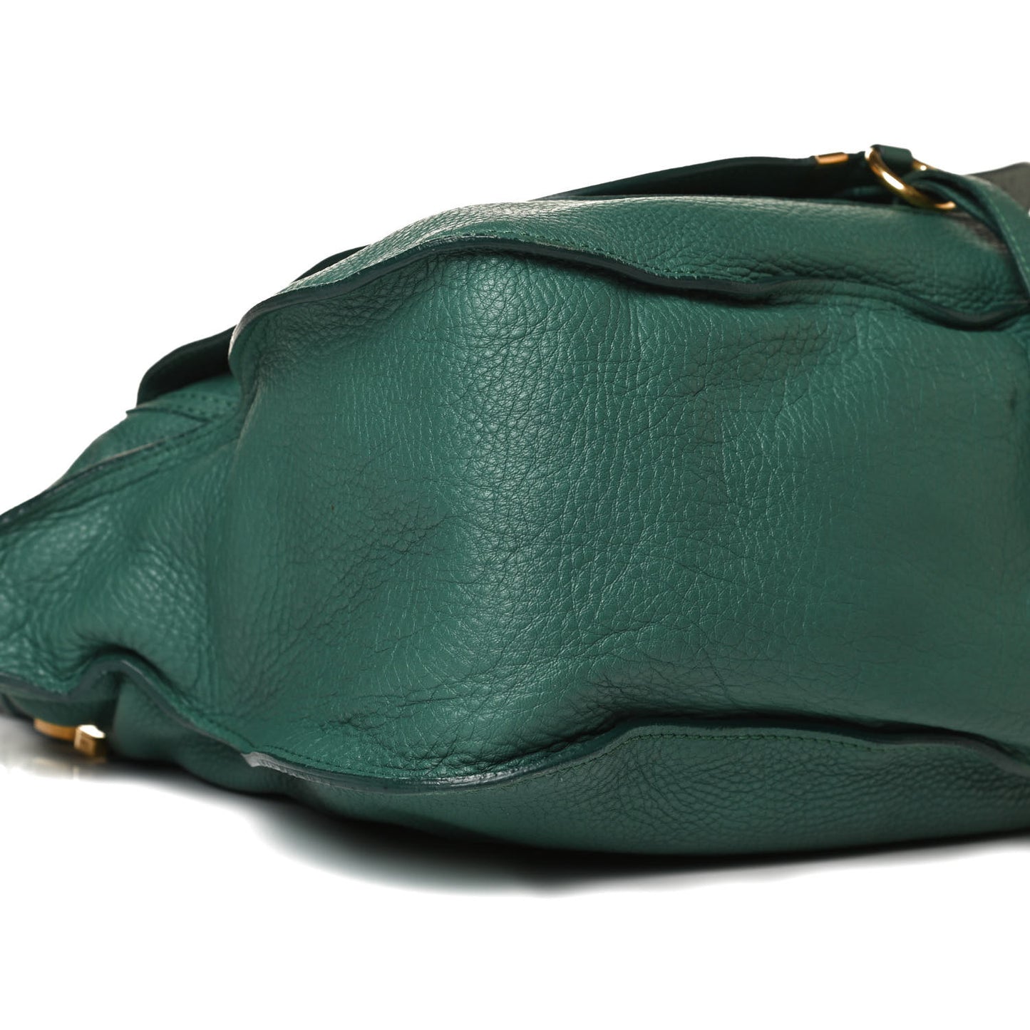 Calfskin Large Marcie Satchel Emerald