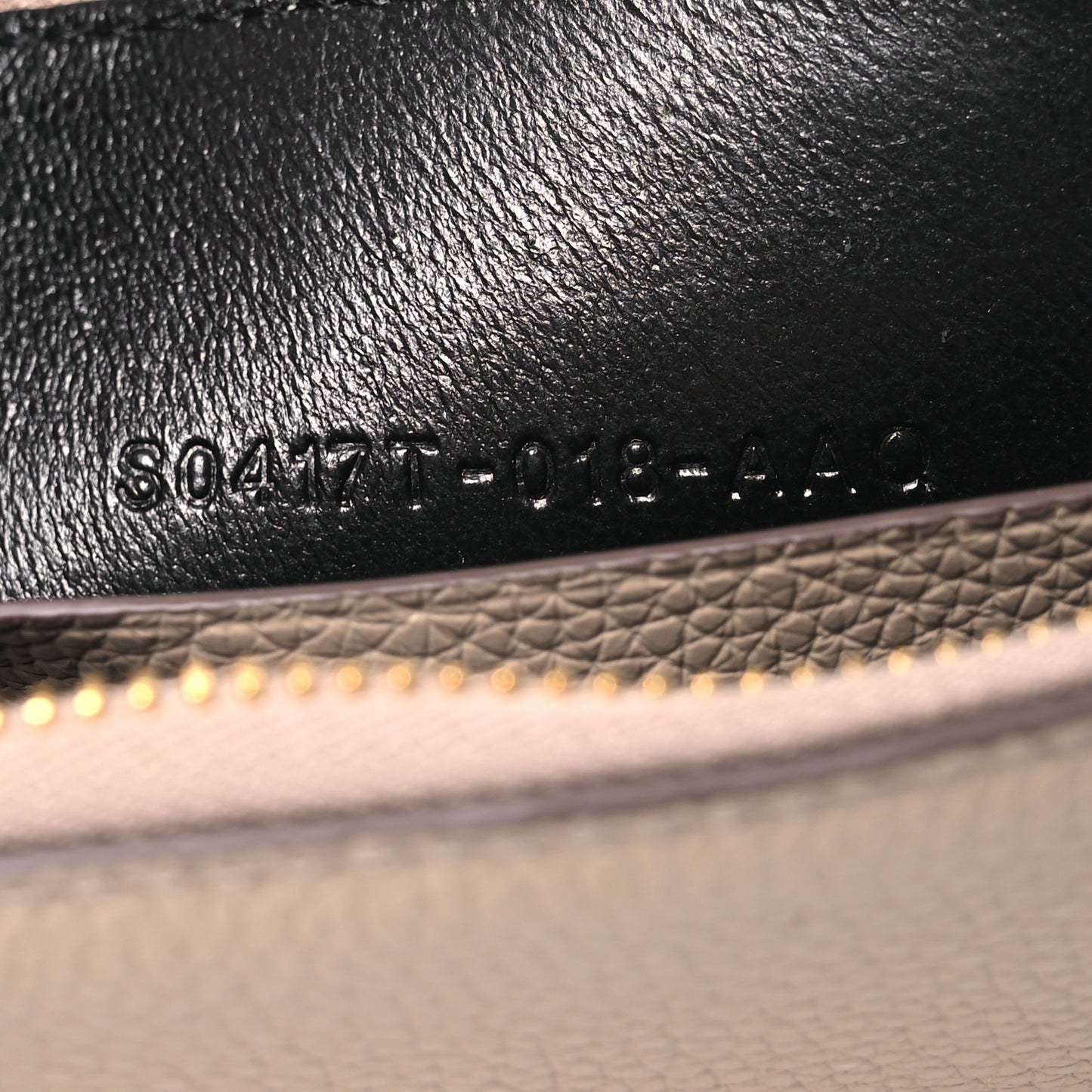 Grained Calfskin TF Wristlet Wallet Silk Taupe