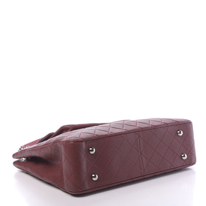 Chanel Caviar Quilted Flap Tote Red 5 of 12