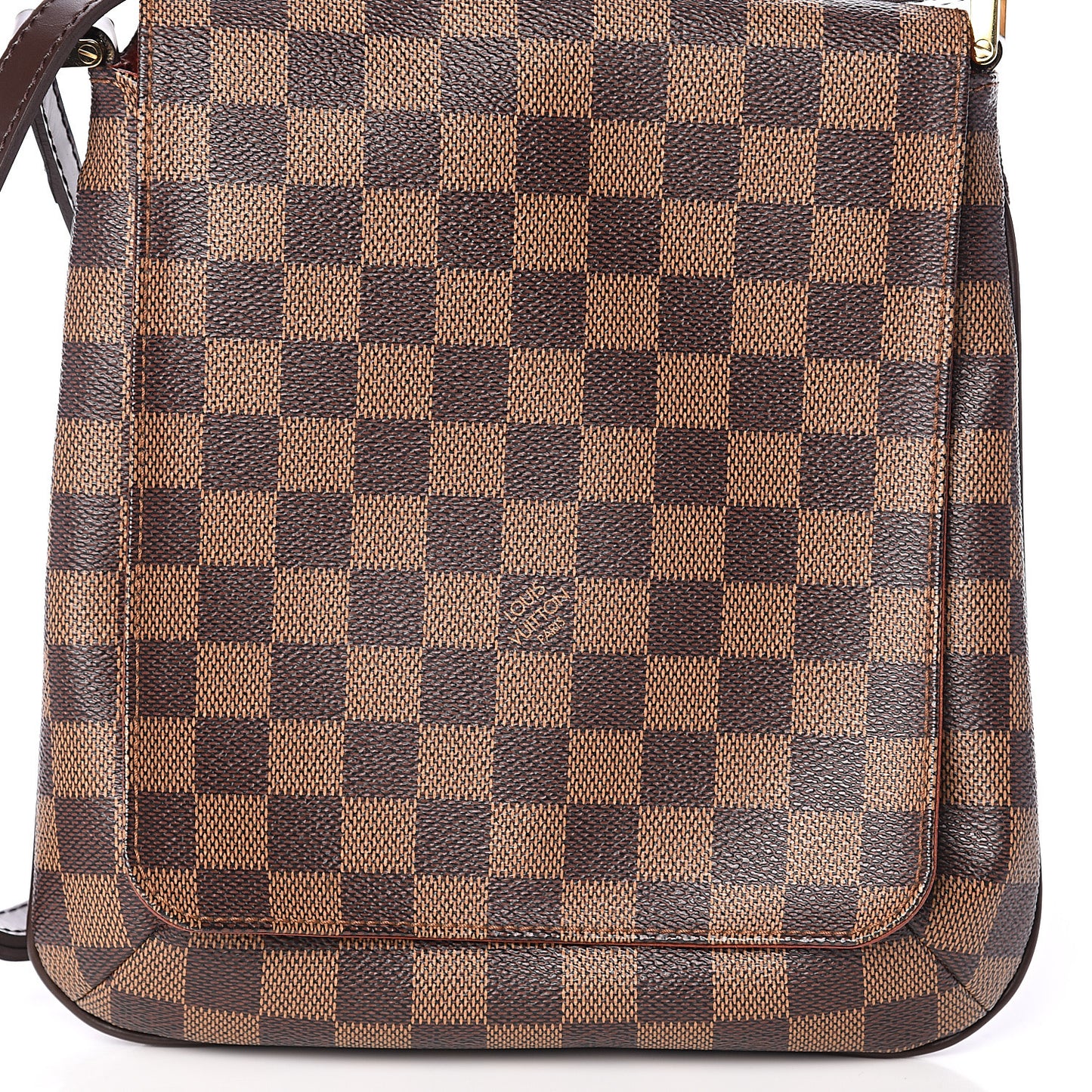 Damier Ebene Musette Salsa Long Strap