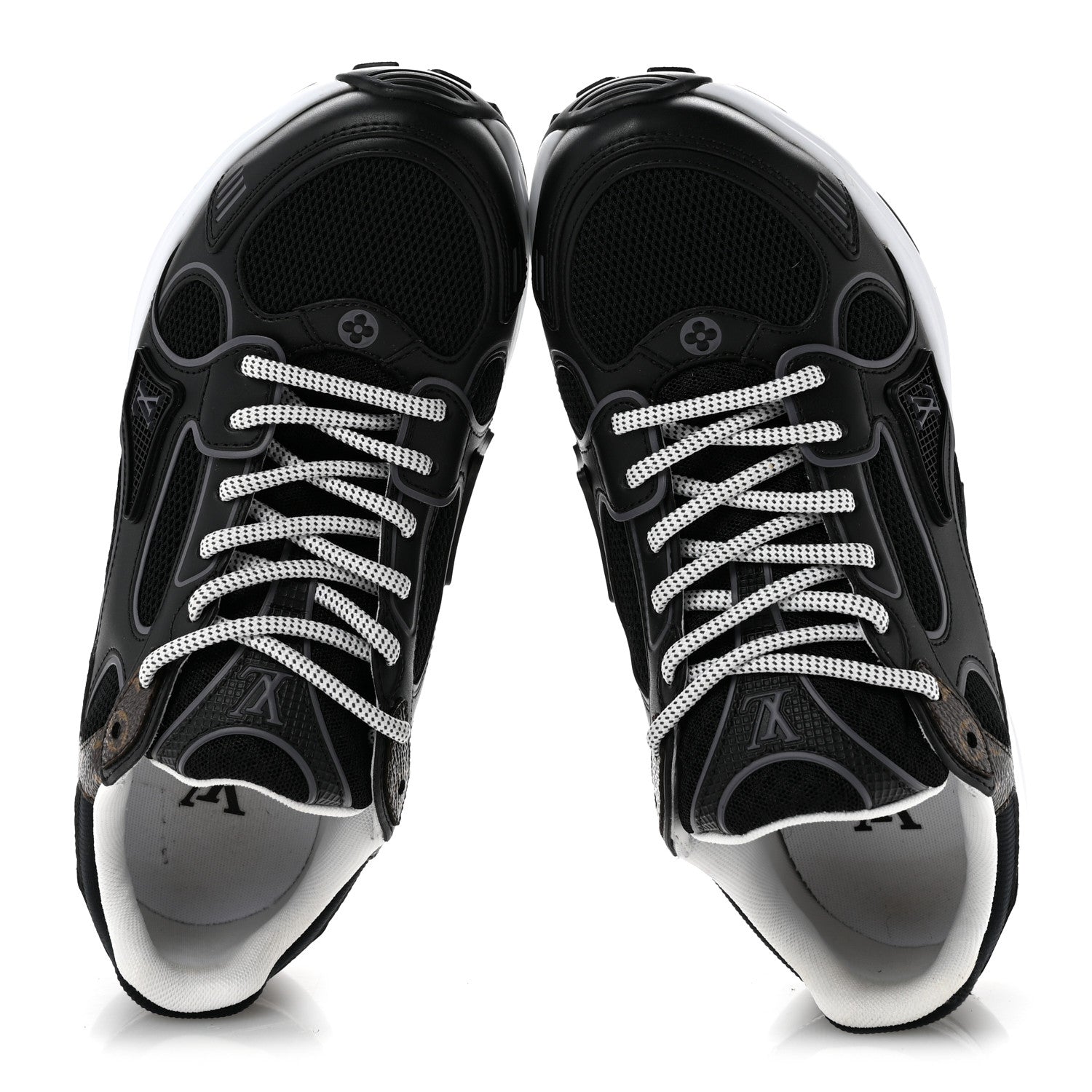 Louis Vuitton Mesh Monogram LV Olympia Sneakers 37 Black 2 of 13
