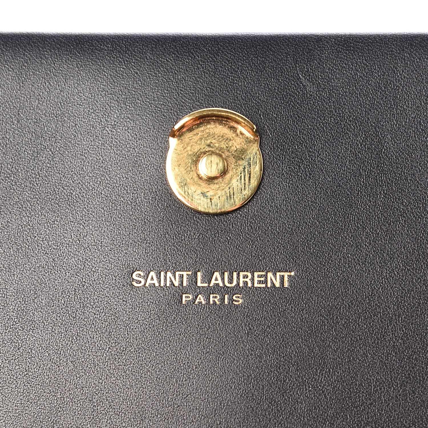 Saint Laurent Smooth Calfskin Classic Monogram Kate Tassel Chain Wallet Black 11 of 16
