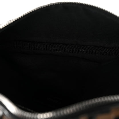 Fendi Vitello Century Bi-Color FF 1974 Embossed Belt Bag Maya Black 5 of 10