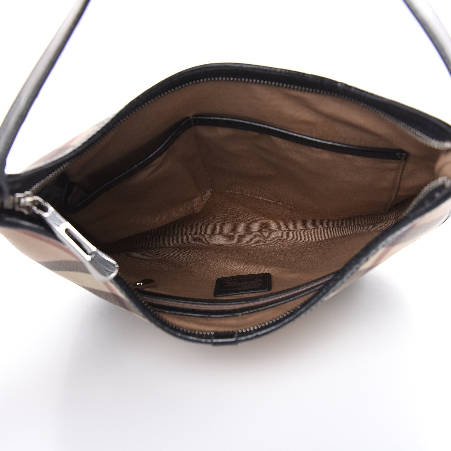 Burberry Supernova Check Buckle Hobo Black 5 of 19