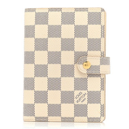 Louis Vuitton Damier Azur Small Ring Agenda Cover 1 of 9