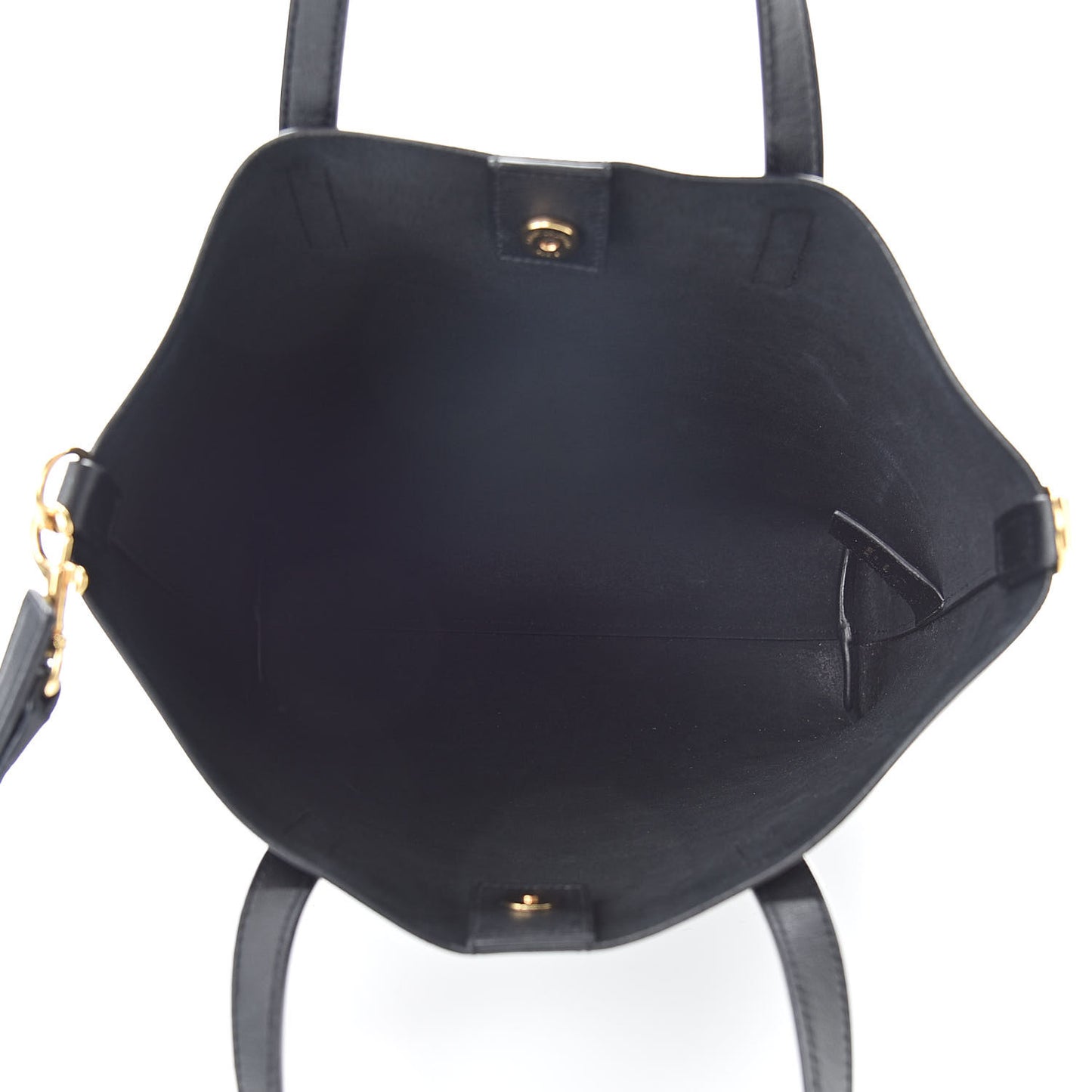 Calfskin Toy Shopping Tote Black