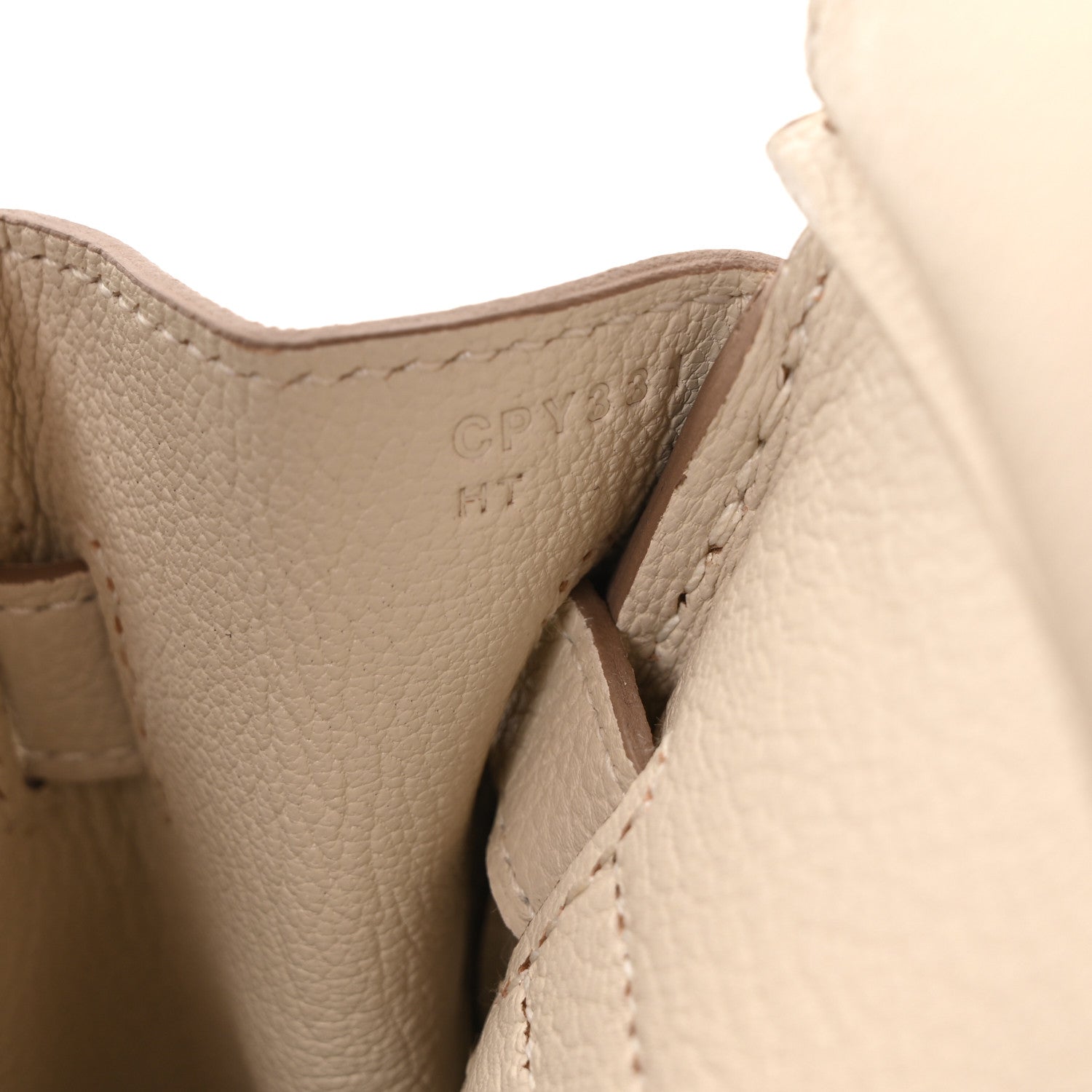Hermes Togo Birkin 30 Craie 7 of 10