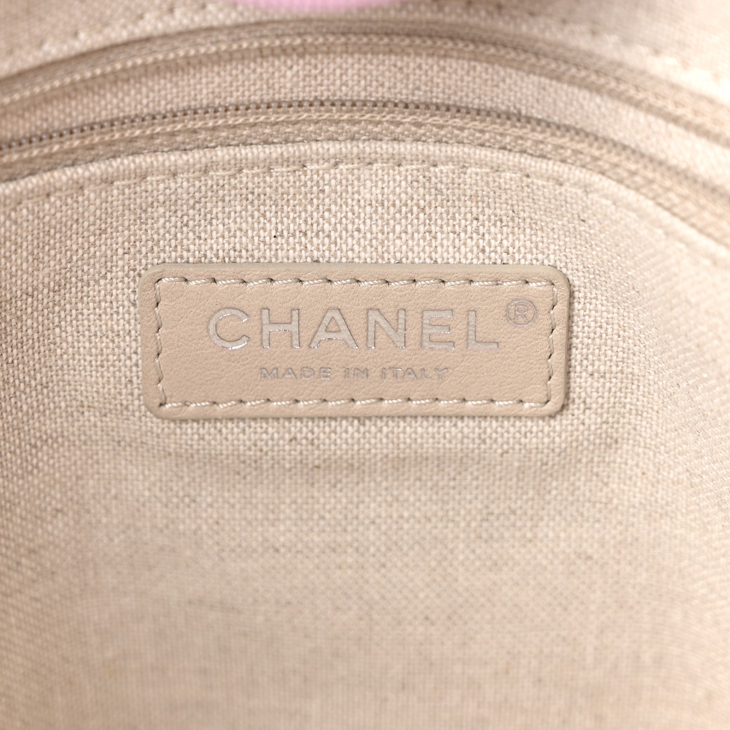 Chanel Mixed Fibers Small Deauville Tote Pink 7 of 11