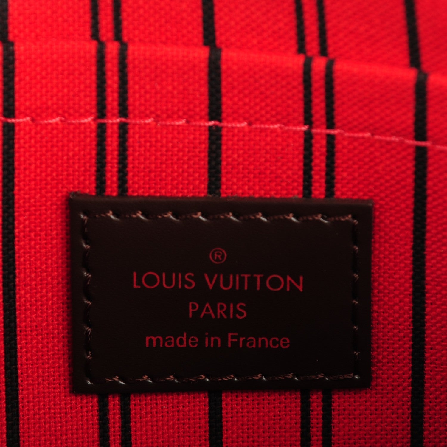 Louis Vuitton Damier Ebene Neverfull MM GM Pochette 6 of 7