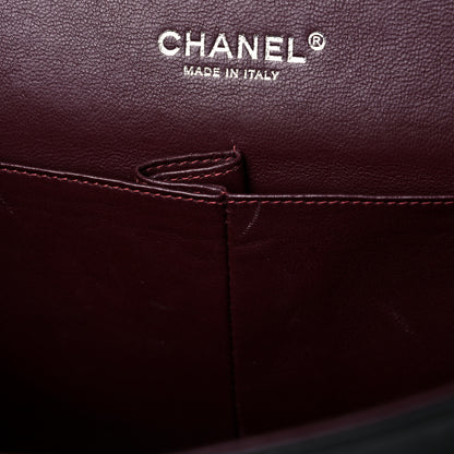 Chanel Lambskin Quilted Jumbo Double Flap Black 14 of 18