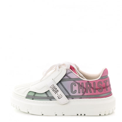 Christian Dior Nylon Shaded Dior-ID Platform Sneakers 36 Multicolor Framboise 1 of 8
