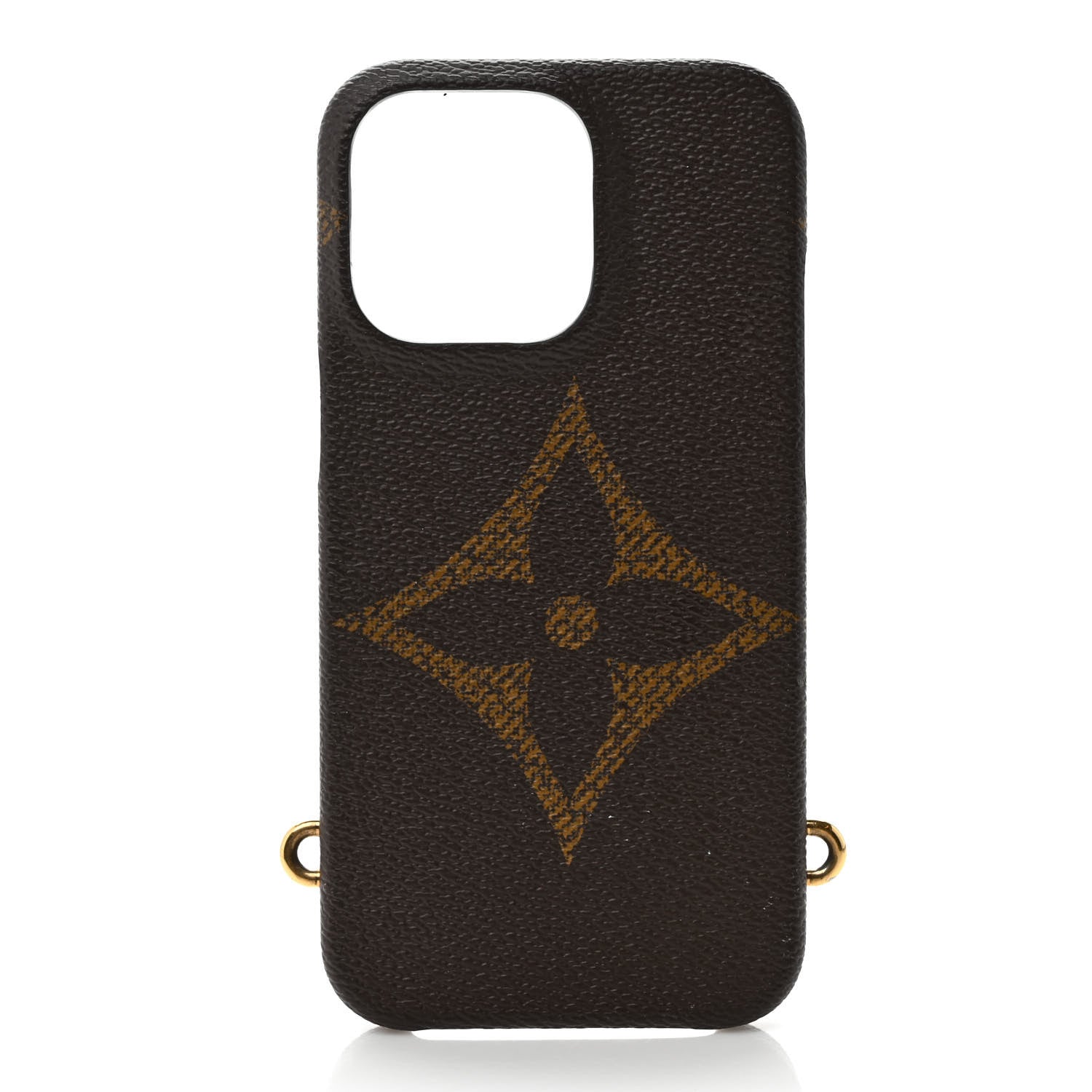 Louis Vuitton Monogram Bumper On Strap iPhone 13 Black 3 of 7