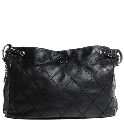 Chanel Lambskin Expandable Tote Black 1 of 7