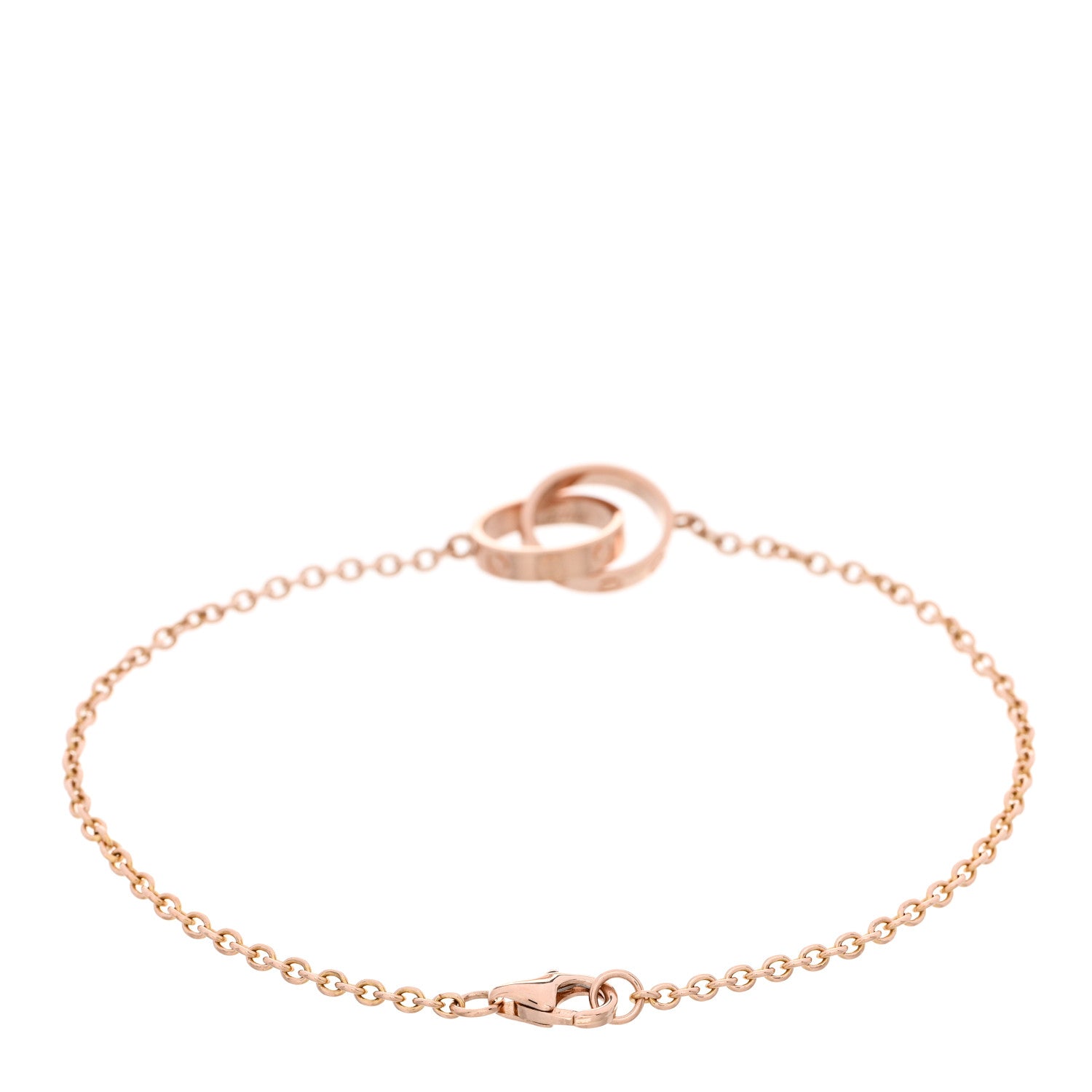 Cartier 18K Pink Gold Interlocking LOVE Bracelet 2 of 3