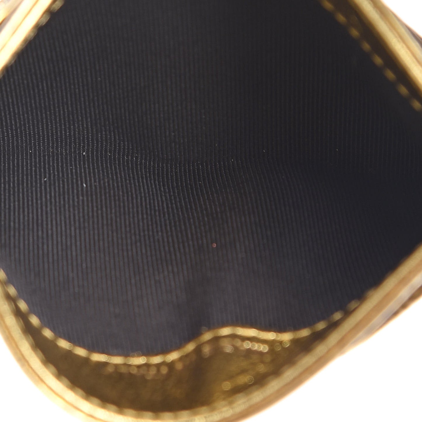 Metallic Calfskin Crocodile Embossed Cocodile Card Holder Gold