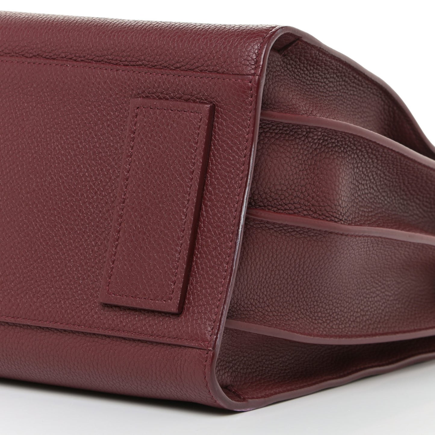 Grained Calfskin Small Supple Sac De Jour Dark Pallisandre
