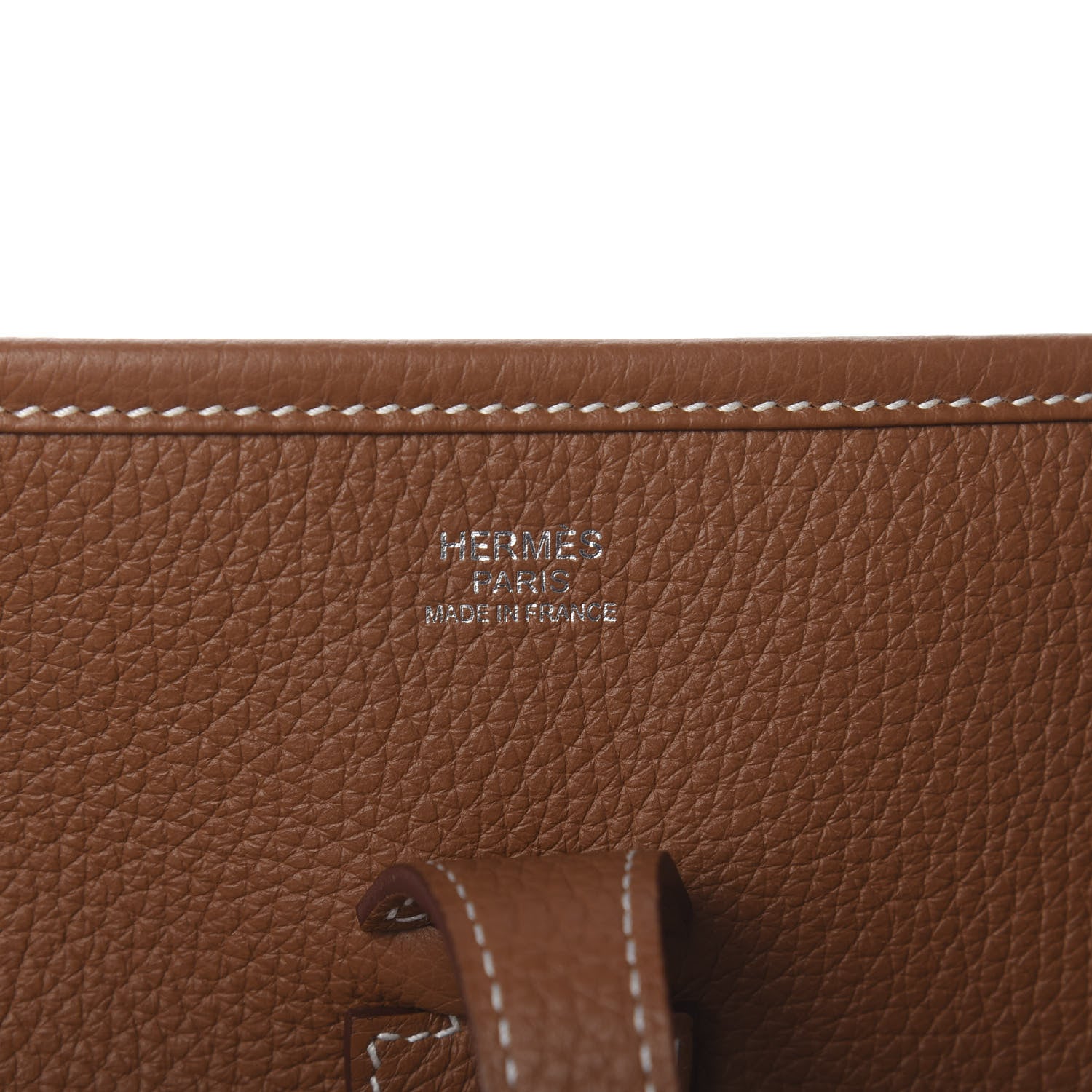 Hermes Taurillon Clemence Evelyne III PM Gold 6 of 11
