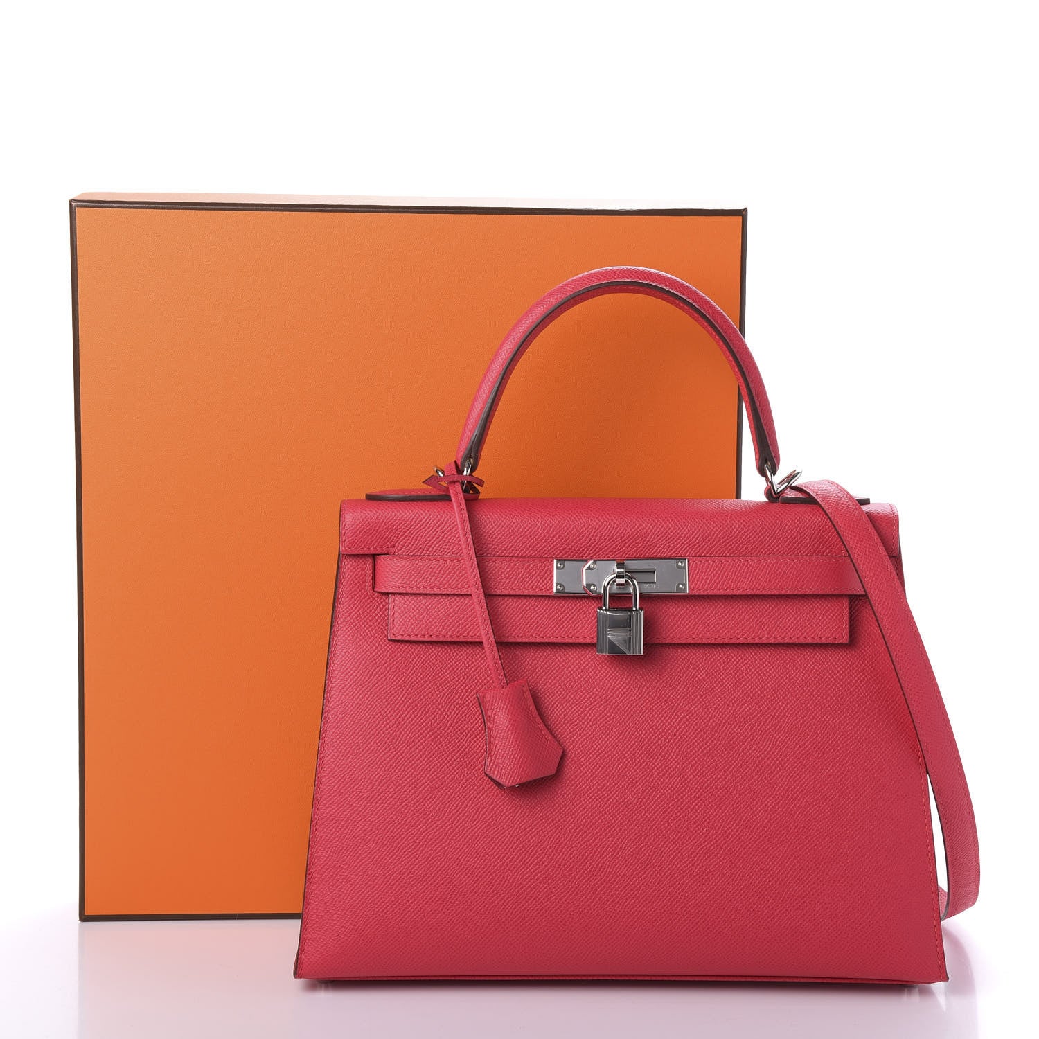 Hermes Epsom Kelly Sellier 28 Rose Extreme 13 of 13