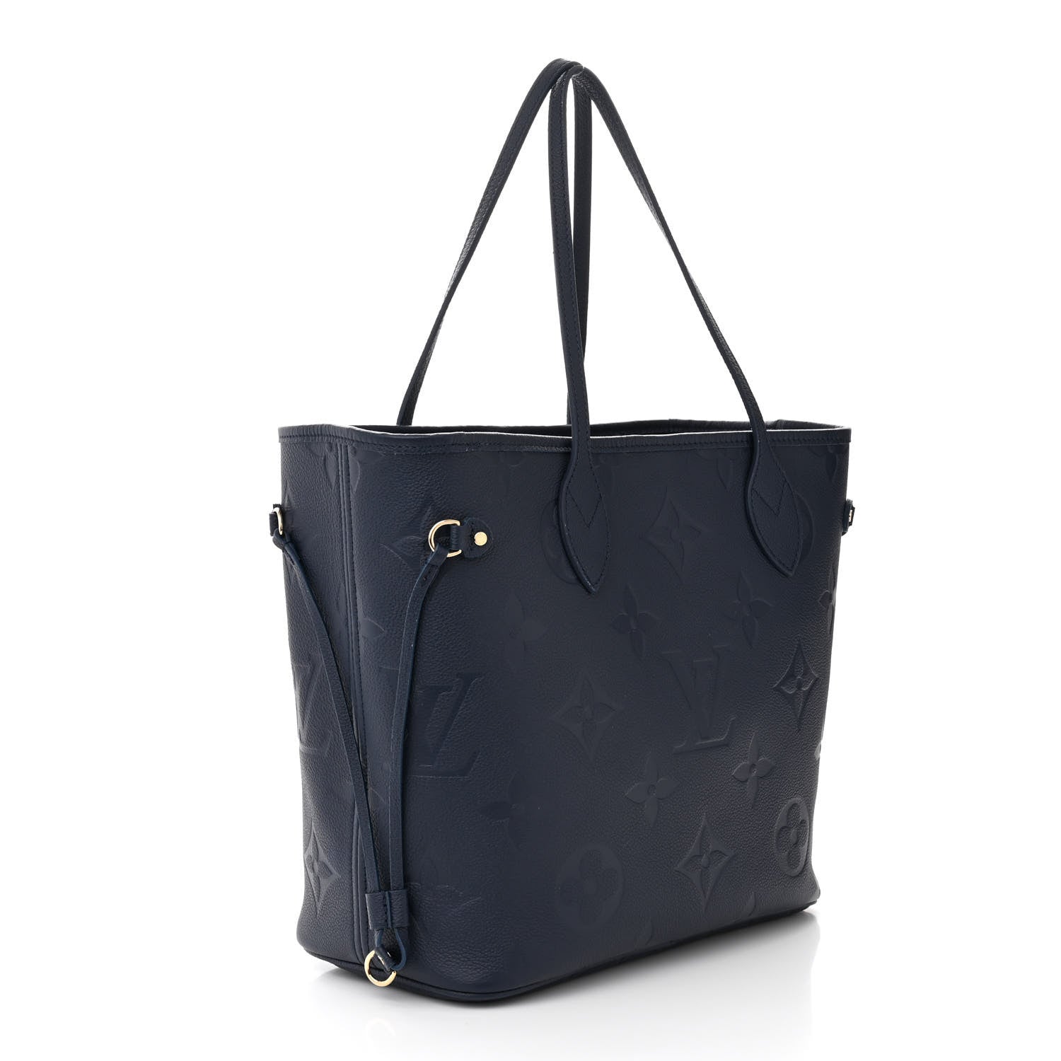 Louis Vuitton Empreinte Monogram Giant Neverfull MM Navy 4 of 12