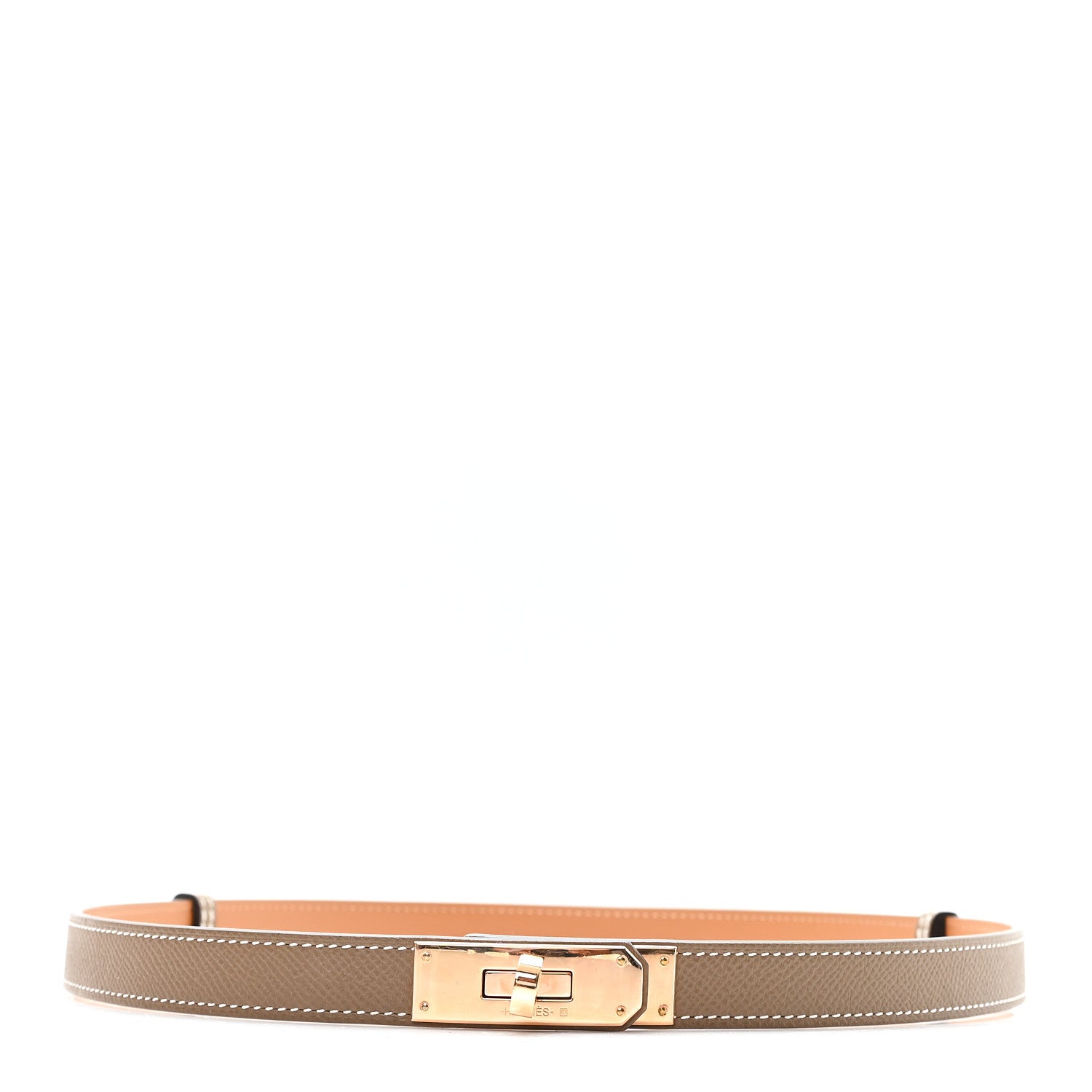 Hermes Epsom Kelly Belt Etoupe 1 of 4
