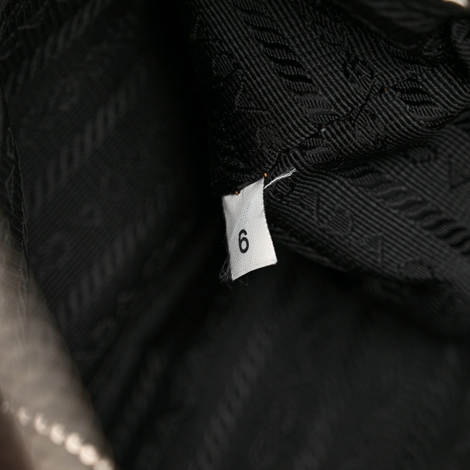 Prada Tessuto Nylon Saffiano Hobo Plum 6 of 13