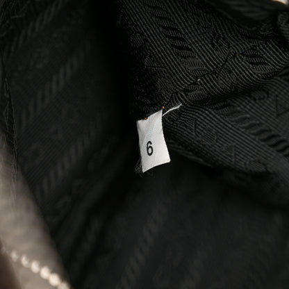 Prada Tessuto Nylon Saffiano Hobo Plum 6 of 13