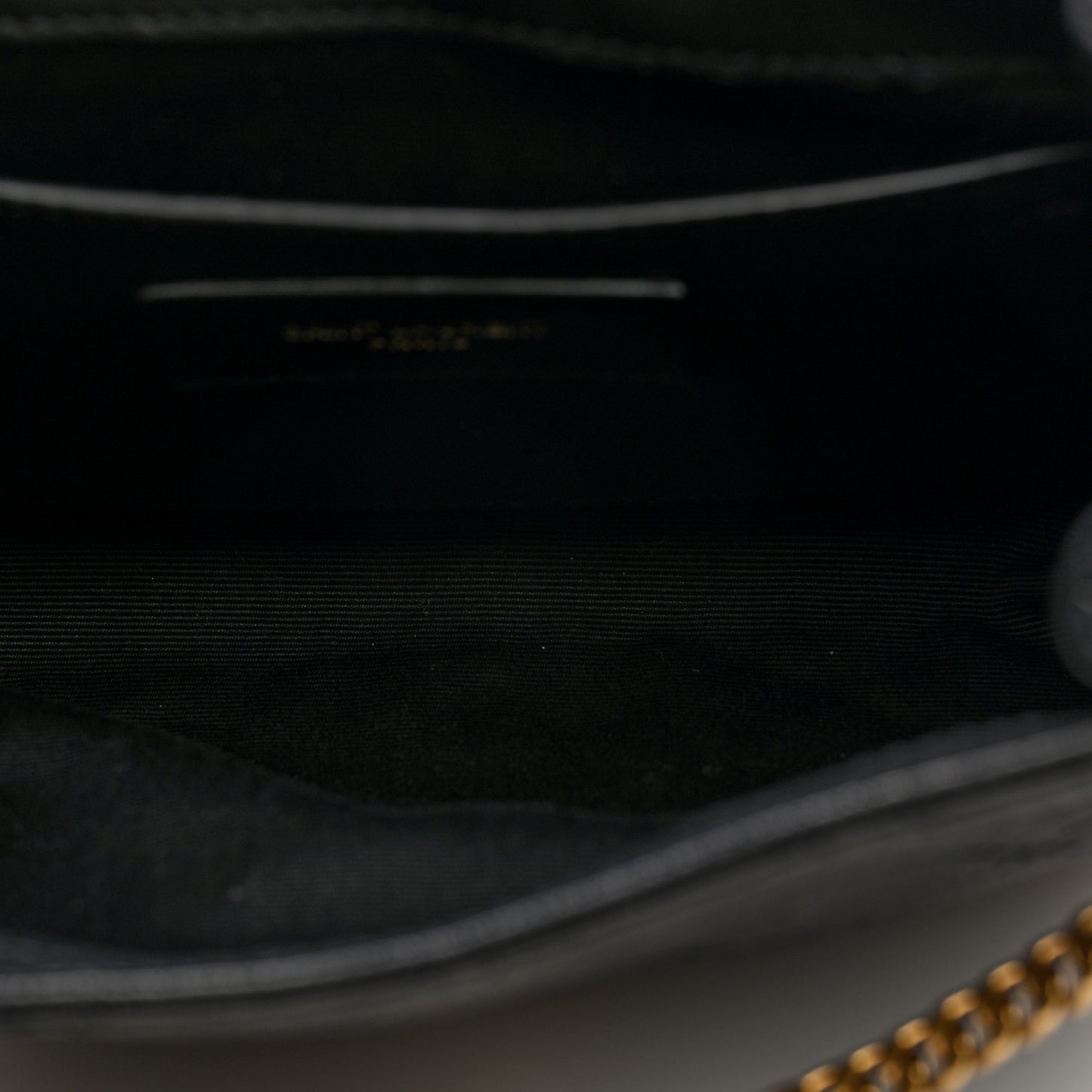 Lambskin Quilted Monogram Mini Nolita Black