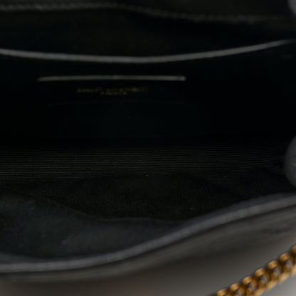 Saint Laurent Lambskin Quilted Monogram Mini Nolita Black 5 of 9