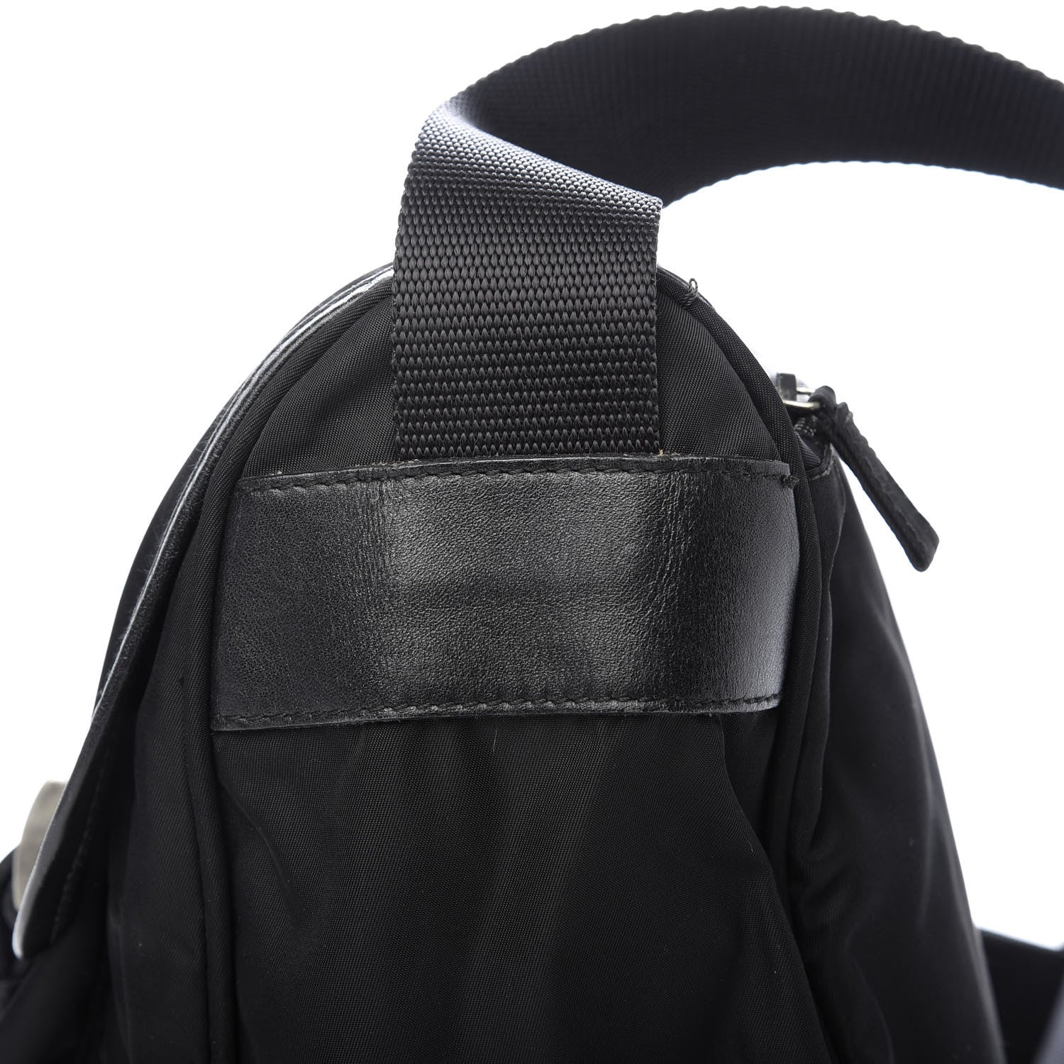 Prada Nylon Vela Messenger Bag Black 12 of 12