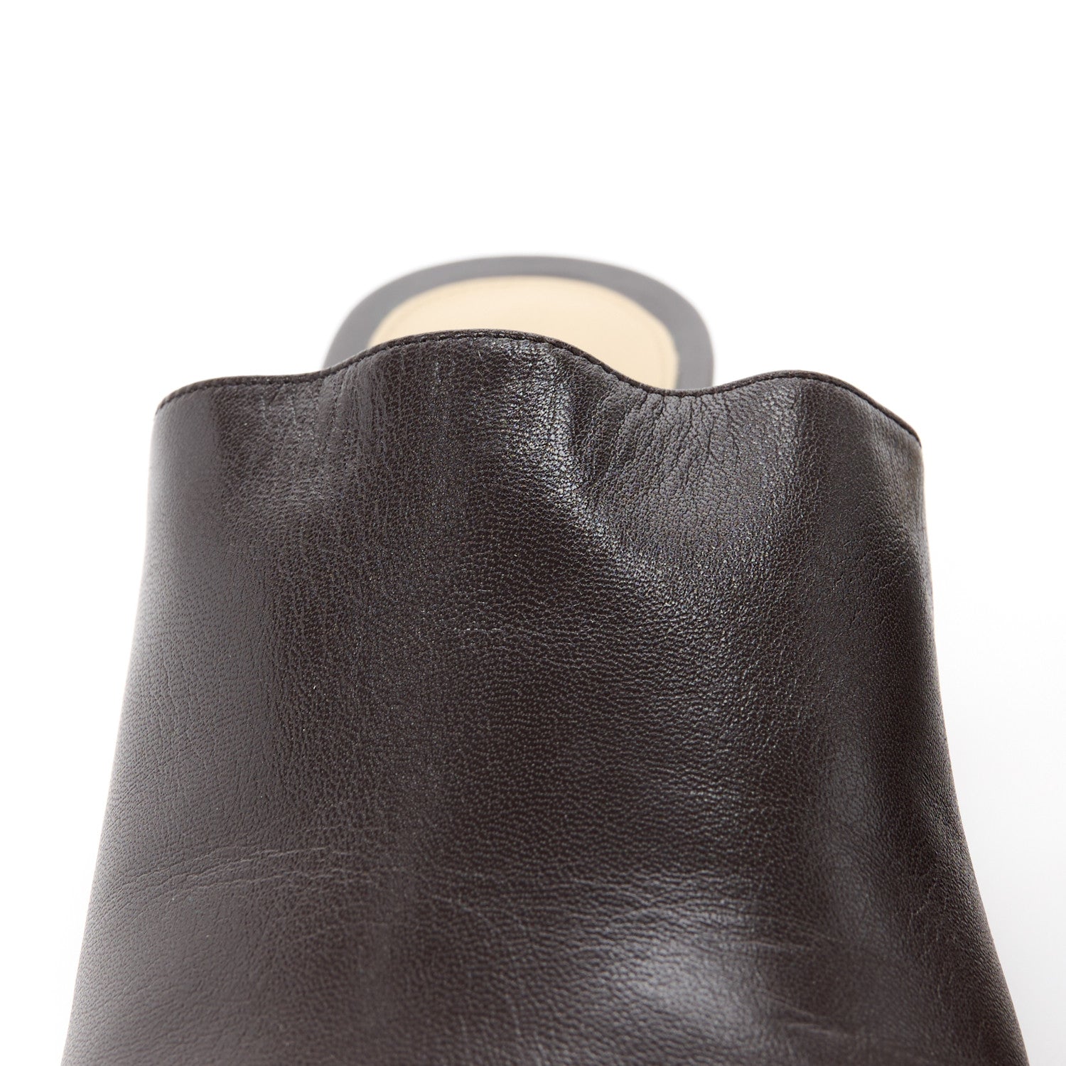 Bottega Veneta Lambskin Stretch Lounge Sandals 39 Fondant 9 of 10