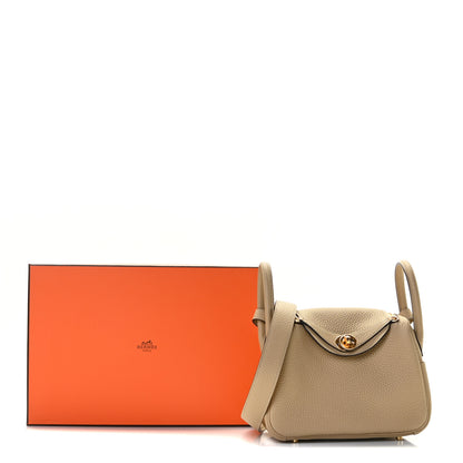 Hermes Taurillon Clemence Mini Lindy 20 Trench 10 of 10