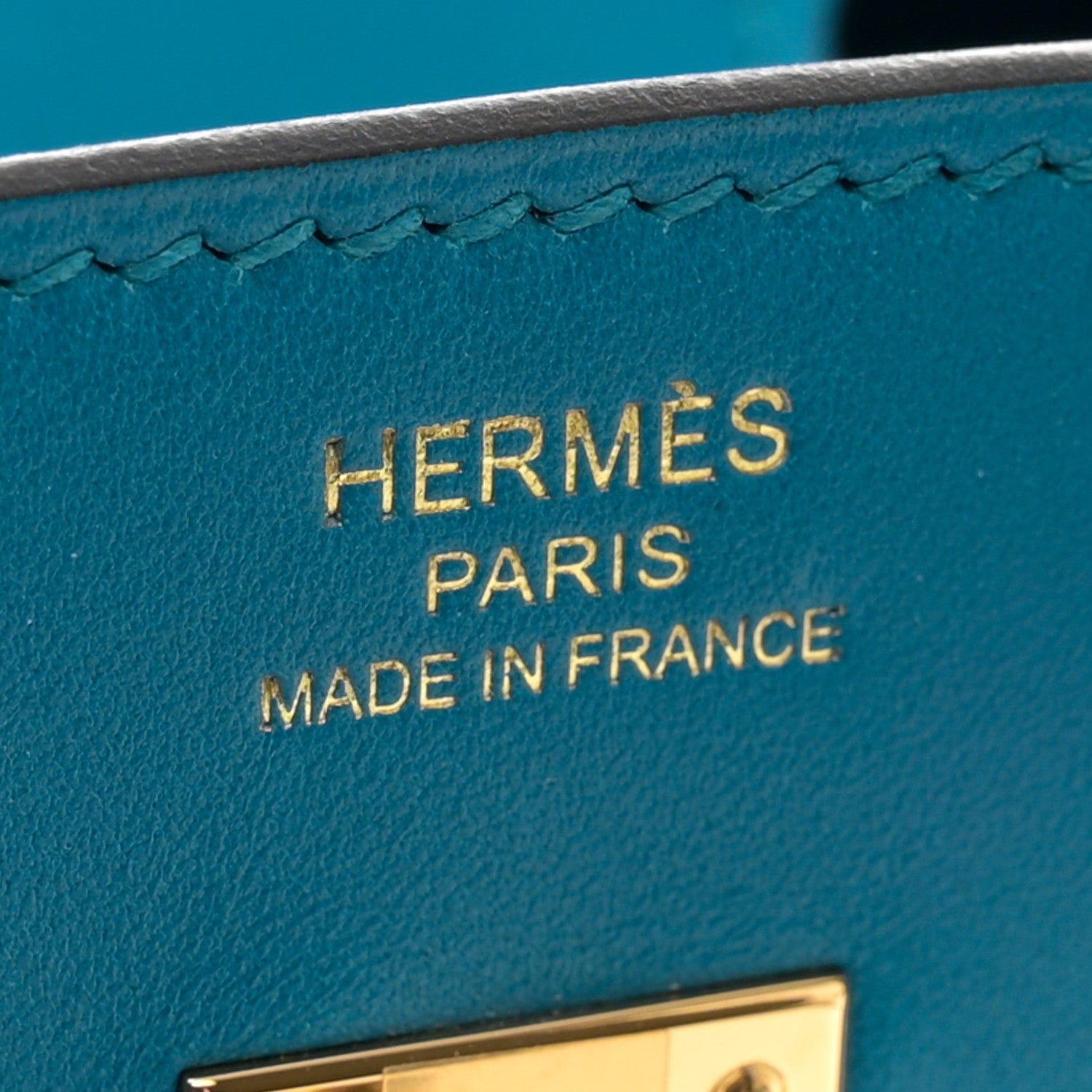 Hermes Tadelakt Birkin 25 Bleu Izmir 6 of 12