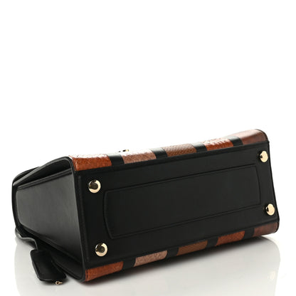 Salvatore Ferragamo Calfskin Snakeskin Medium Boxyz Multicolor 3 of 8